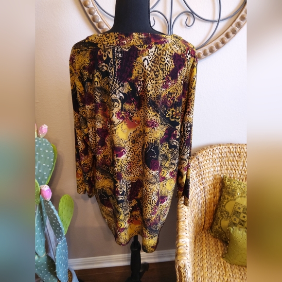 Jones Studio Multicolor Paisley Blouse - Picture 5 of 7